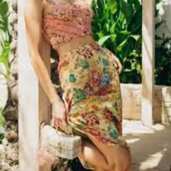 Novella Royale Behiti Skirt in Golden Gardener - XL - NWT - Picture 14 of 15